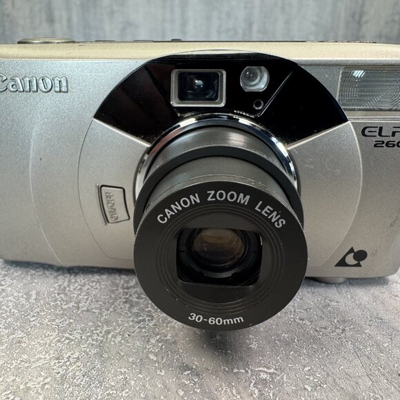 Canon ELPH 260Z Point & Shoot Film Camera 30-60mm Strap With Battery Tested - Picture 6 of 12